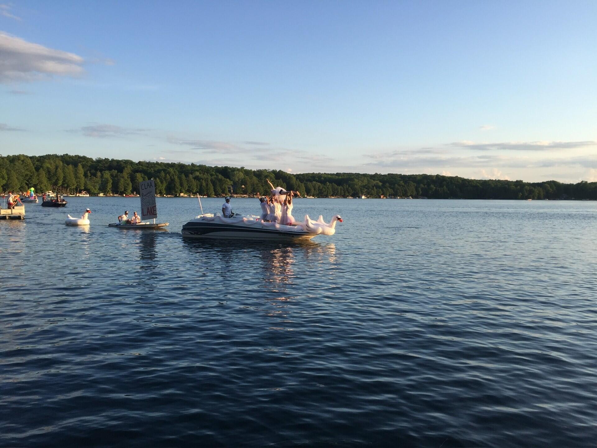 N7329 County Road CJ, Unit LT2 Rhine, WI 53073 - Photo 18 of 54 Crystal Lake annual Venetian Boat parade
