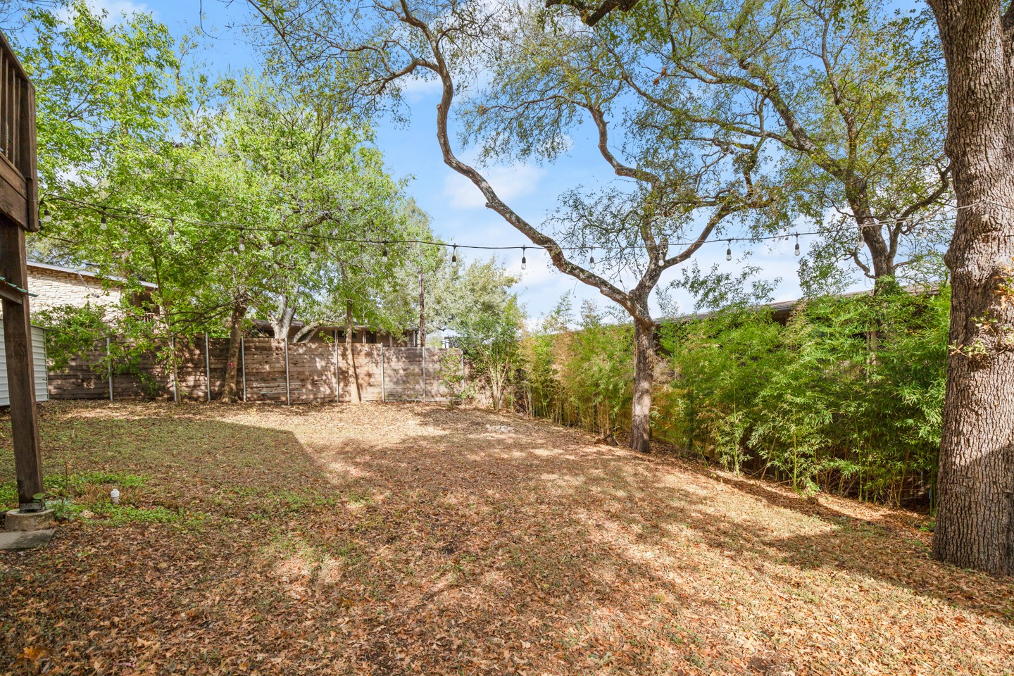1406 Summit Street Austin, TX 78741 - Photo 24 of 32 a view of a yard with plants and trees