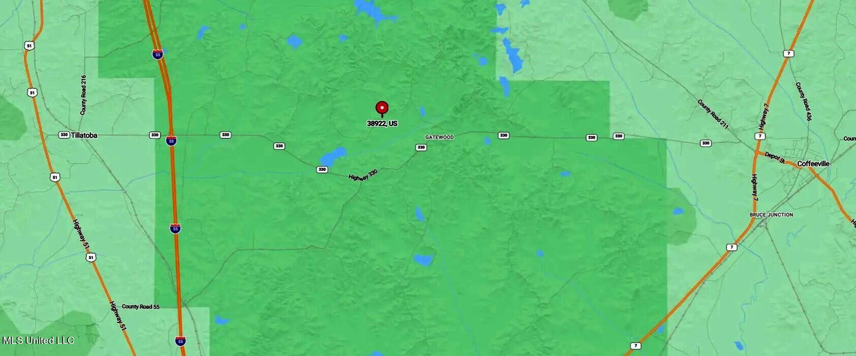 49 811th Road Coffeeville, MS 38922 - Photo 50 of 52 Map2