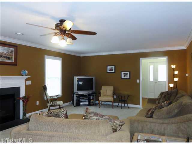 411 Walnut Grove Road Archdale, NC 27263 - Photo 1 of 16 Living Room. Gas logs warm the room on chilly nights