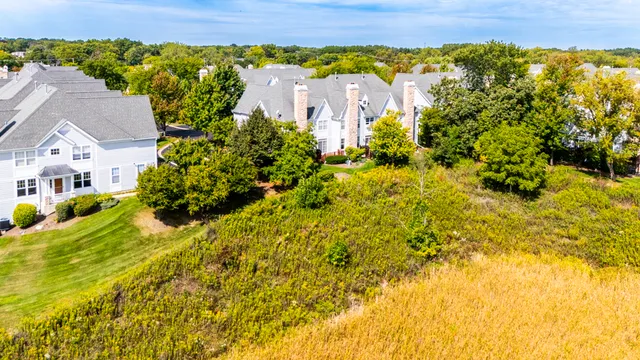 a view of a city with tall buildings