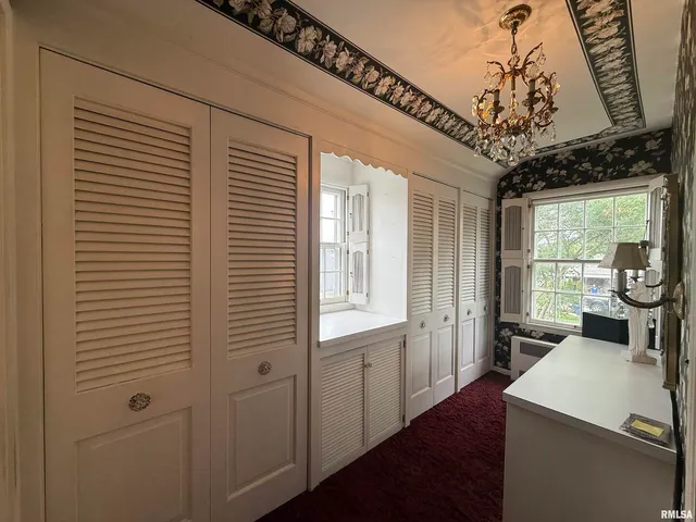 a very nice looking room with a large window