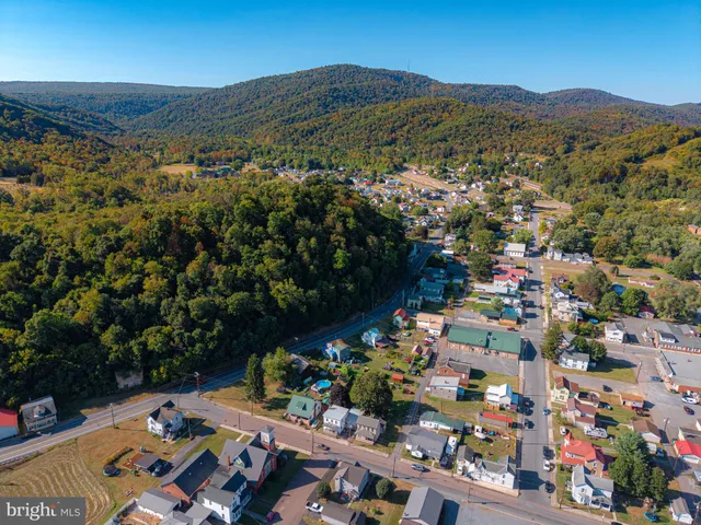 a view of city and ocean