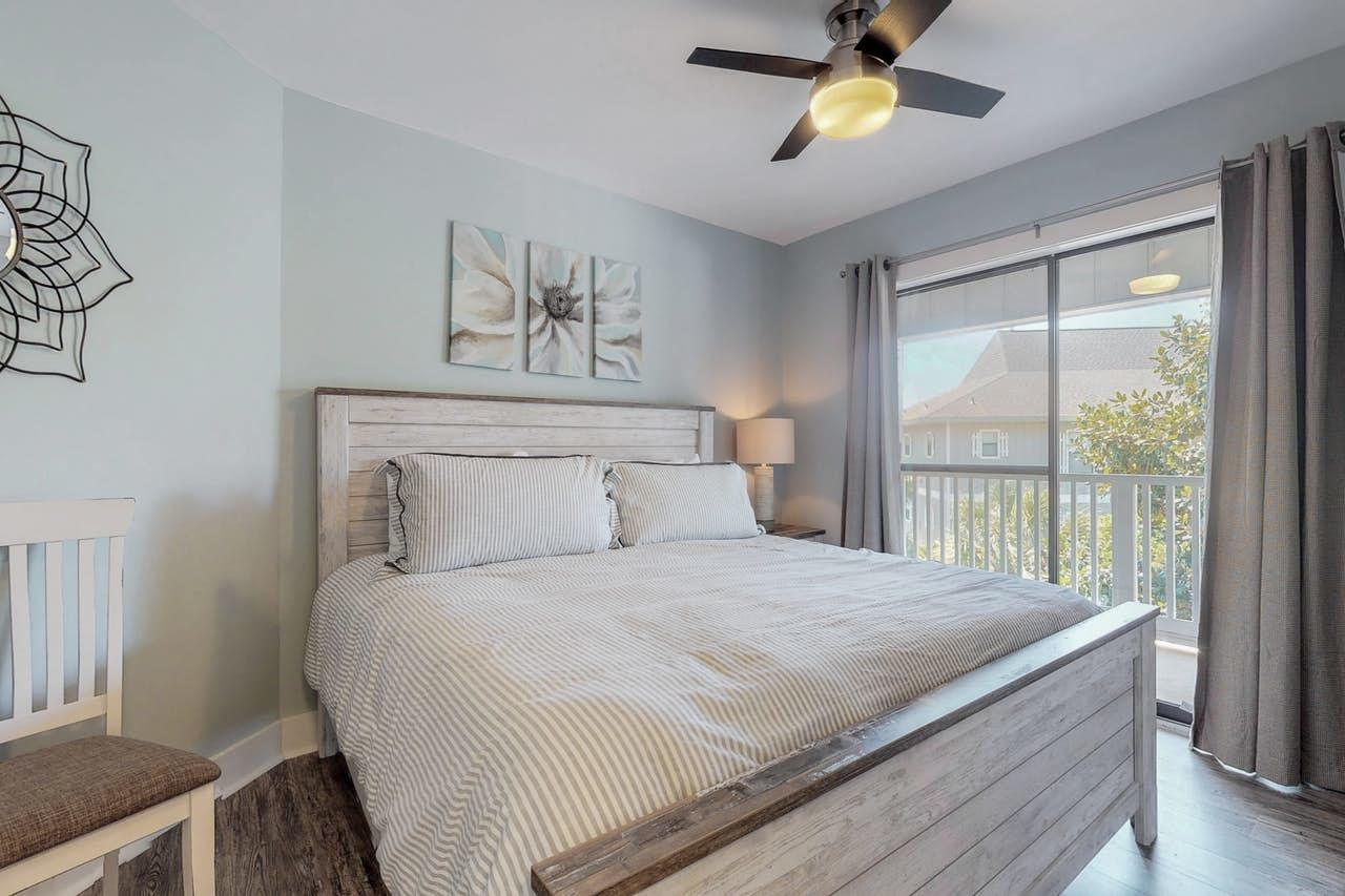 3799 East County Highway 30A, Unit F13 Santa Rosa Beach, FL 32459 - Photo 10 of 30 a bedroom with a bed and a window