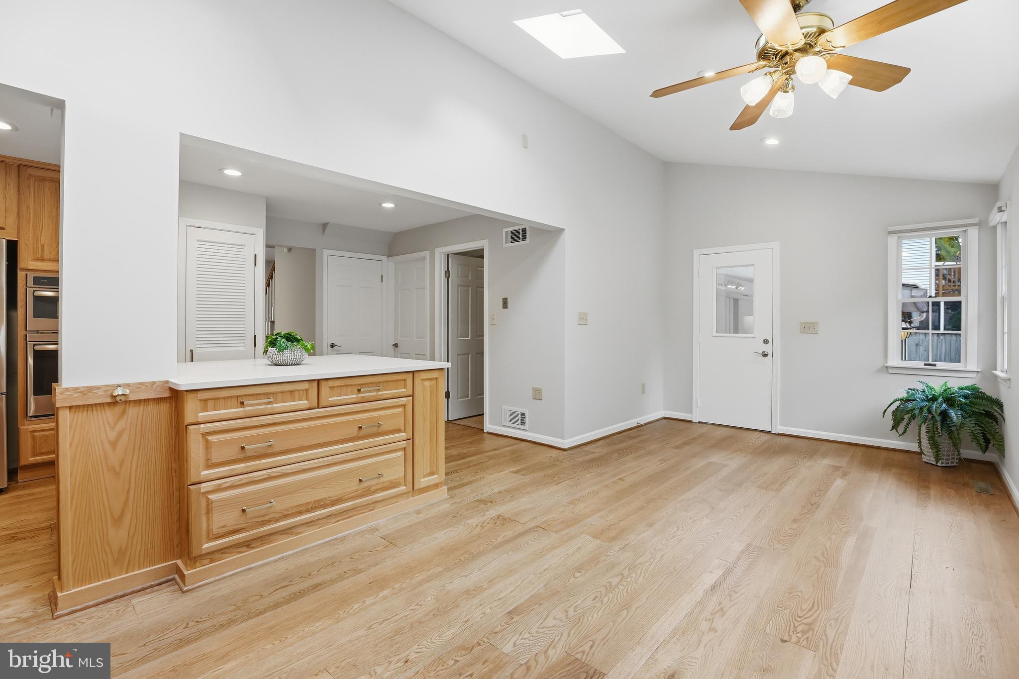 16504 Kipling Road Rockville, MD 20855 - Photo 13 of 43 Kitchen - Refinished Hardwood Floors