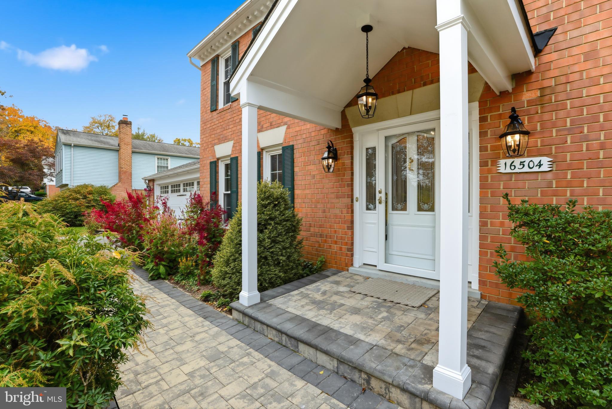 16504 Kipling Road Rockville, MD 20855 - Photo 3 of 43 Custom Landscaping Updated Walk Way