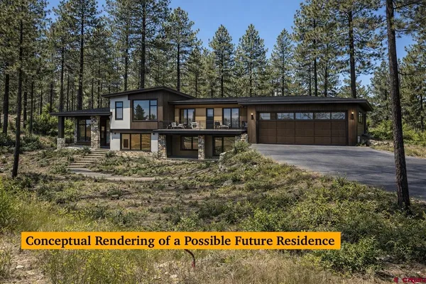 a view of house with trees in the background