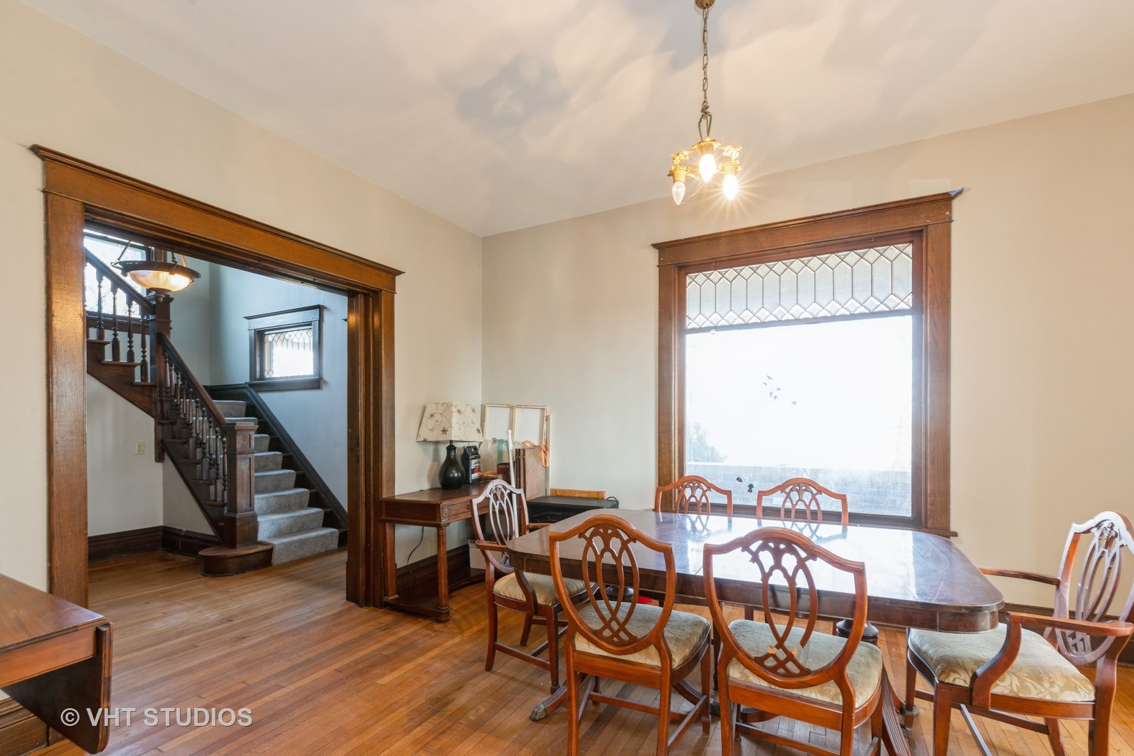 2N100 Brundige Road Elburn, IL 60119 - Photo 16 of 34 a view of a livingroom with furniture staircase and a dining room