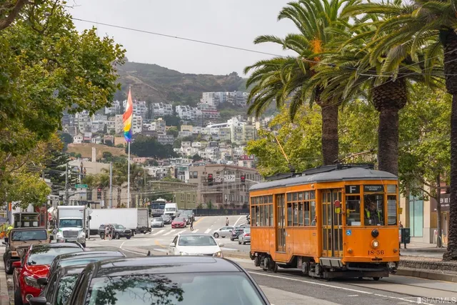a view of city with tall buildings