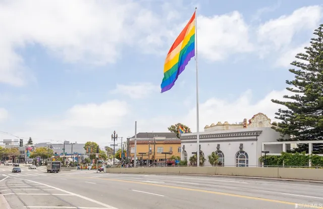 a view of a city with tall buildings