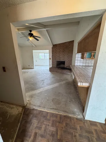 a view of a car garage door