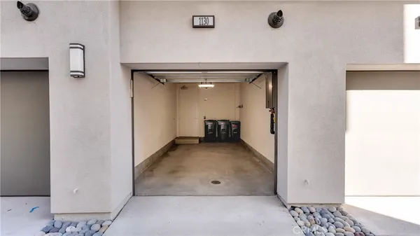 a view of a hallway with closet