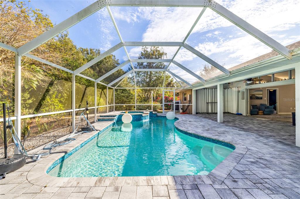 28522 Coco Palm Drive Punta Gorda, FL 33982 - Photo 32 of 54 a view of a swimming pool with a patio