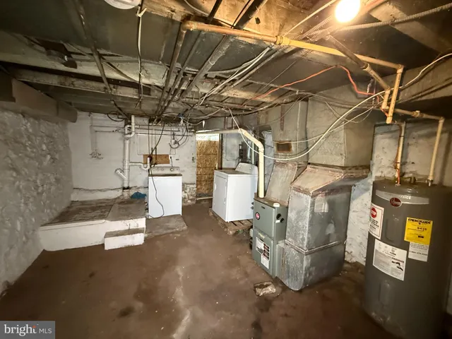 a view of a storage room