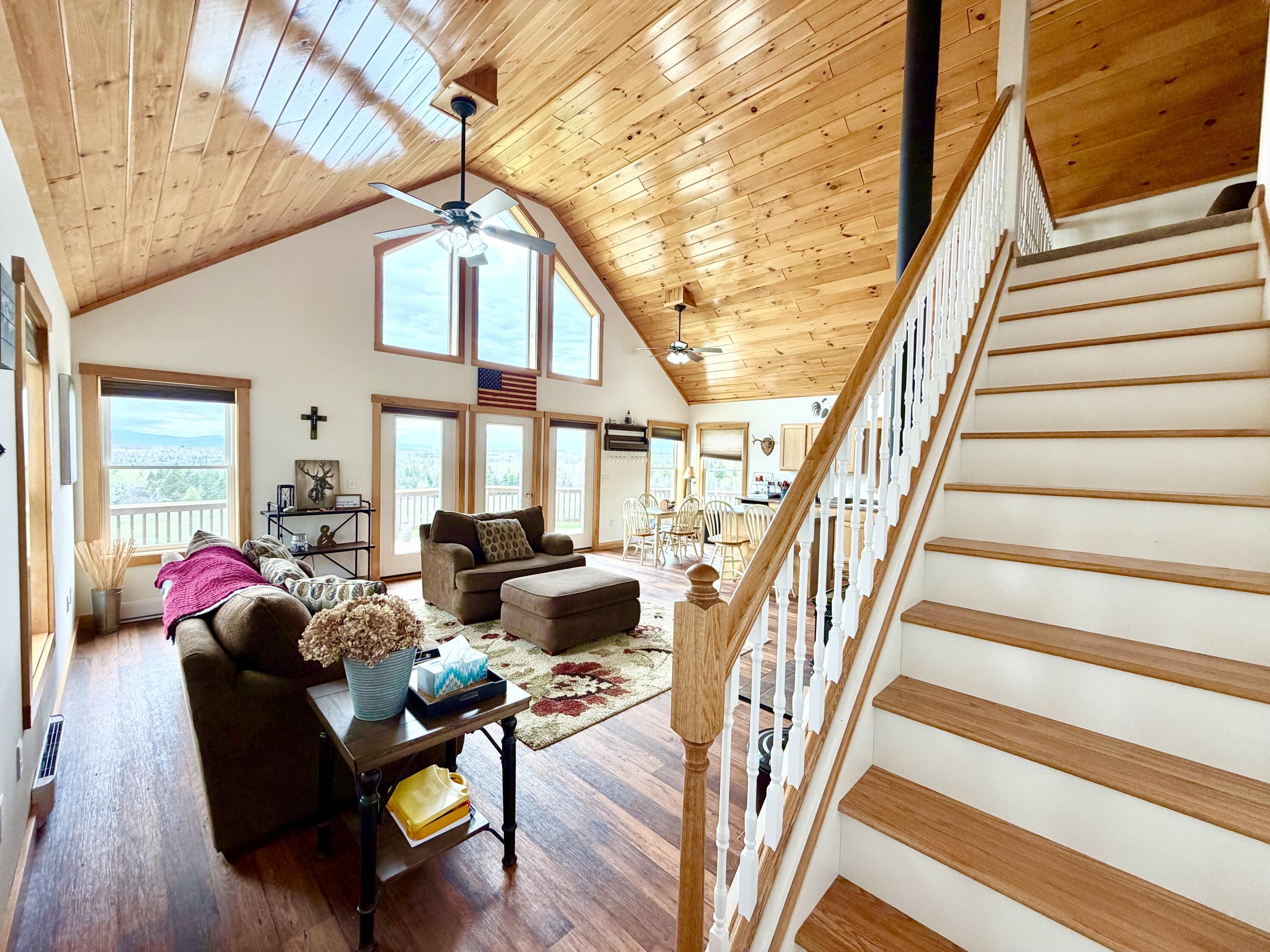 521 Gallison Road Sherman, ME 04776 - Photo 57 of 96 Stairway to Loft