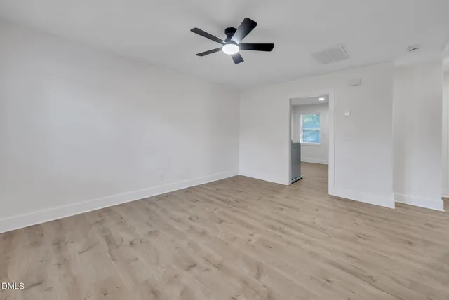 wooden floor in an empty room