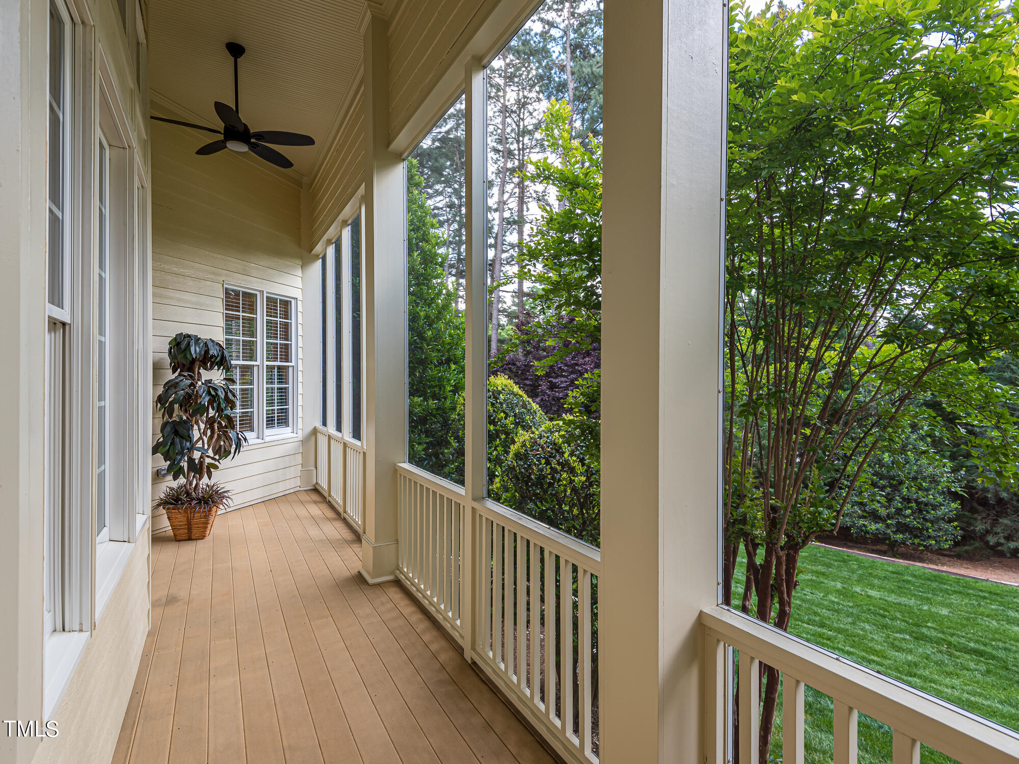 8905 Mildenhall Court Raleigh, NC 27615 - Photo 42 of 60 Screened Porch with access from main floor Primary Bedroom