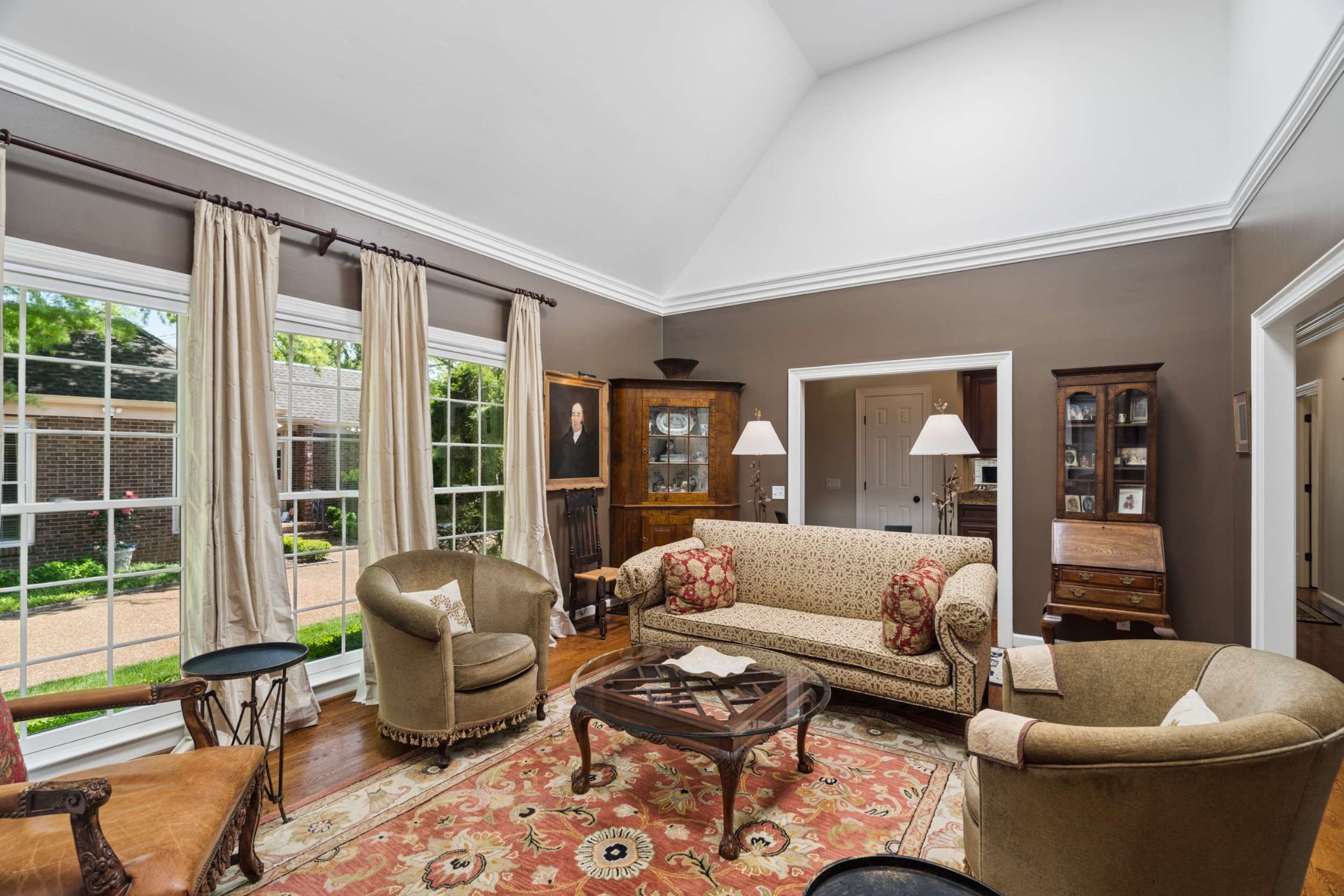 2723 Abbott Martin Road Nashville, TN 37215 - Photo 12 of 45 a living room with furniture and a large window