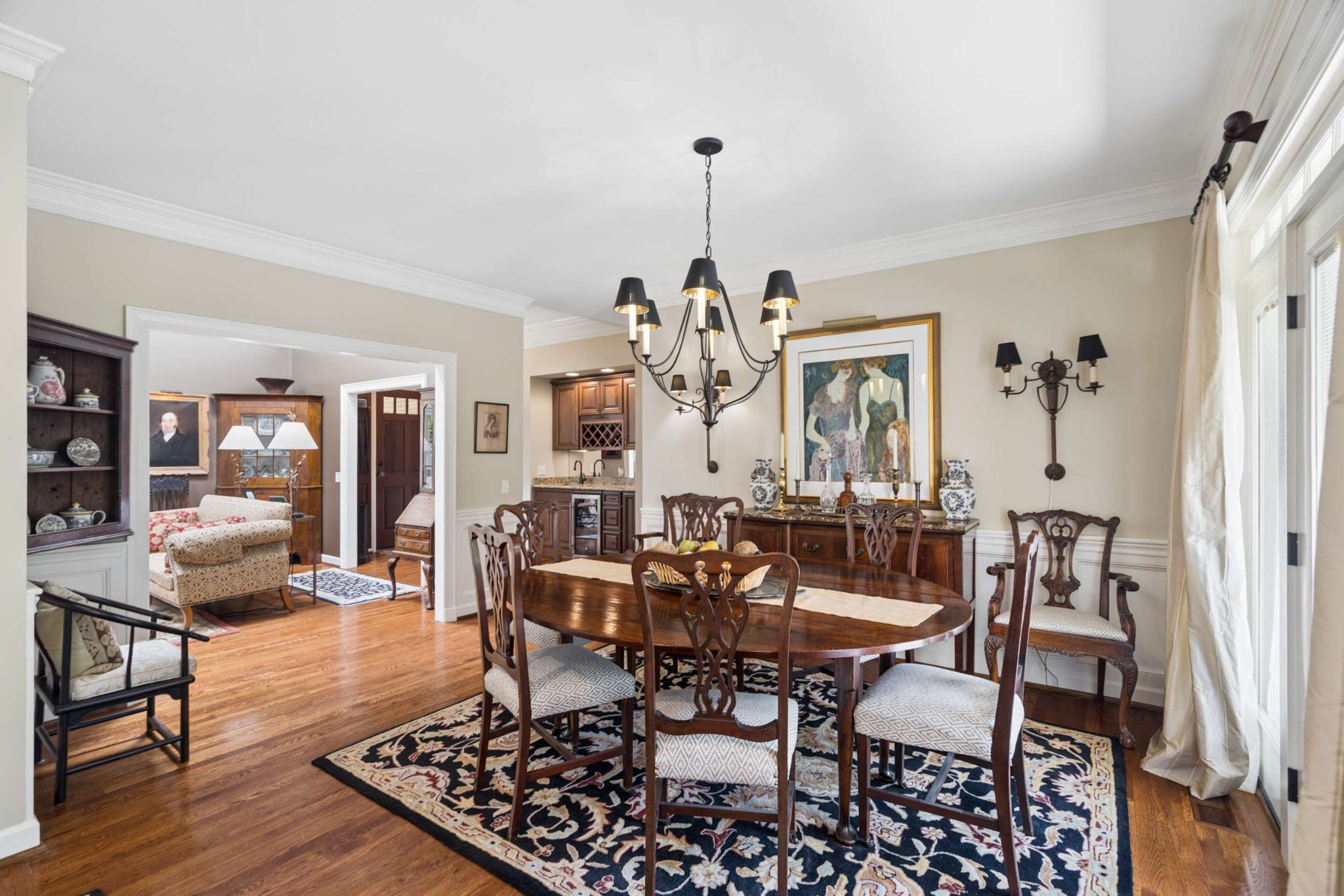 2723 Abbott Martin Road Nashville, TN 37215 - Photo 14 of 45 a view of a dining room with furniture and wooden floor