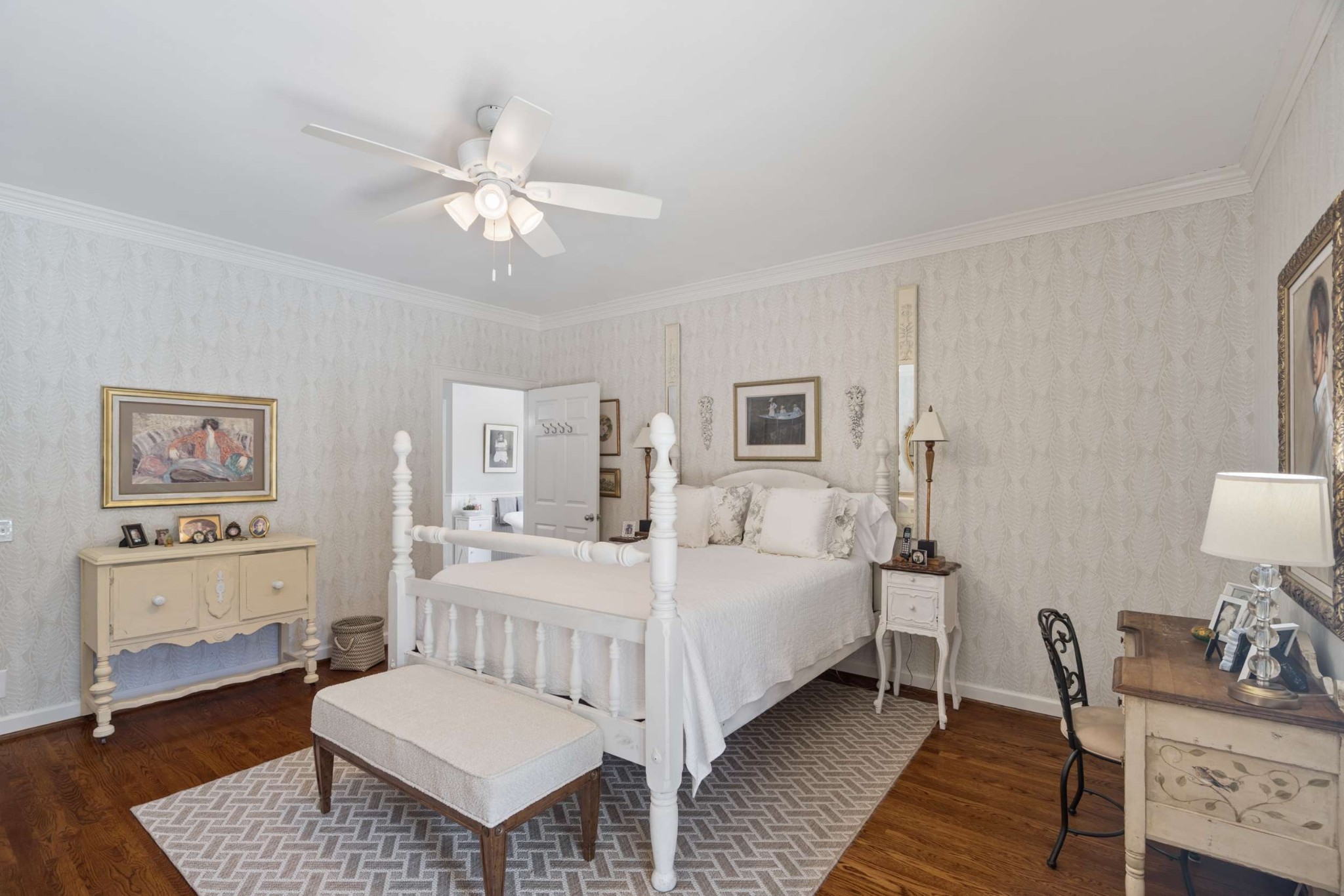 2723 Abbott Martin Road Nashville, TN 37215 - Photo 31 of 45 a bedroom with a bed and dresser