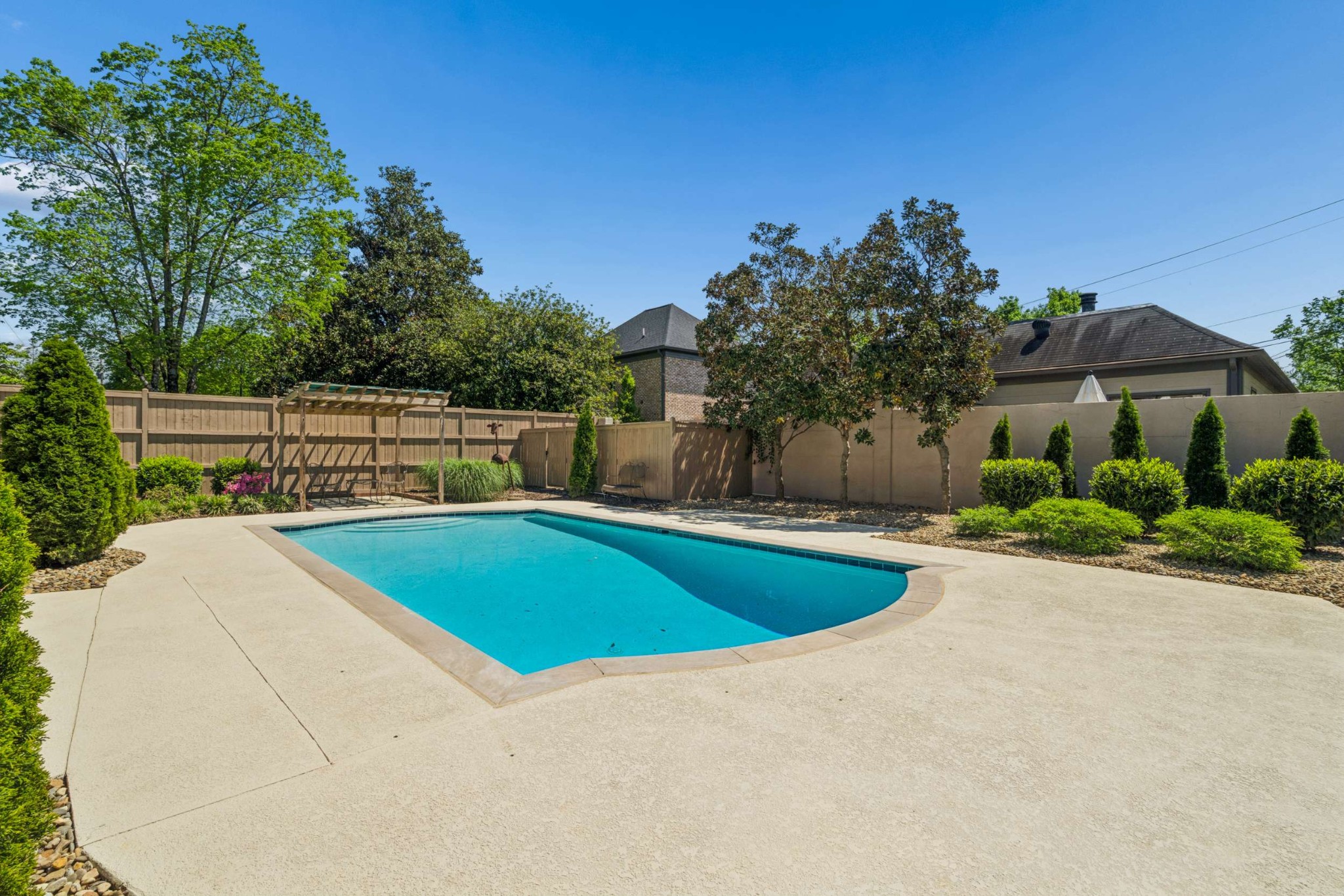 2723 Abbott Martin Road Nashville, TN 37215 - Photo 34 of 45 a view of outdoor space and swimming pool