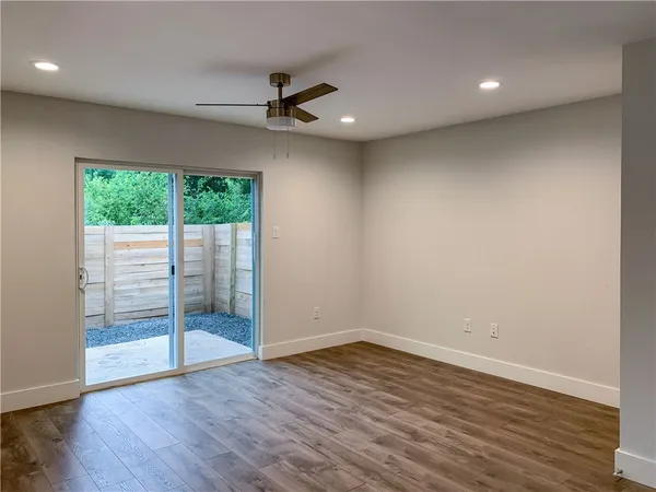 a view of front door