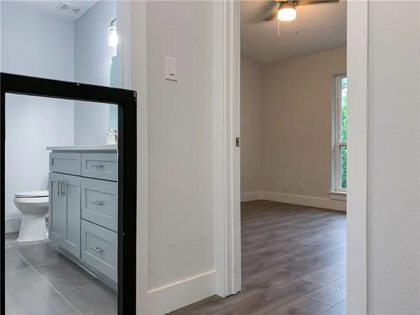 a view of a backyard with a sink