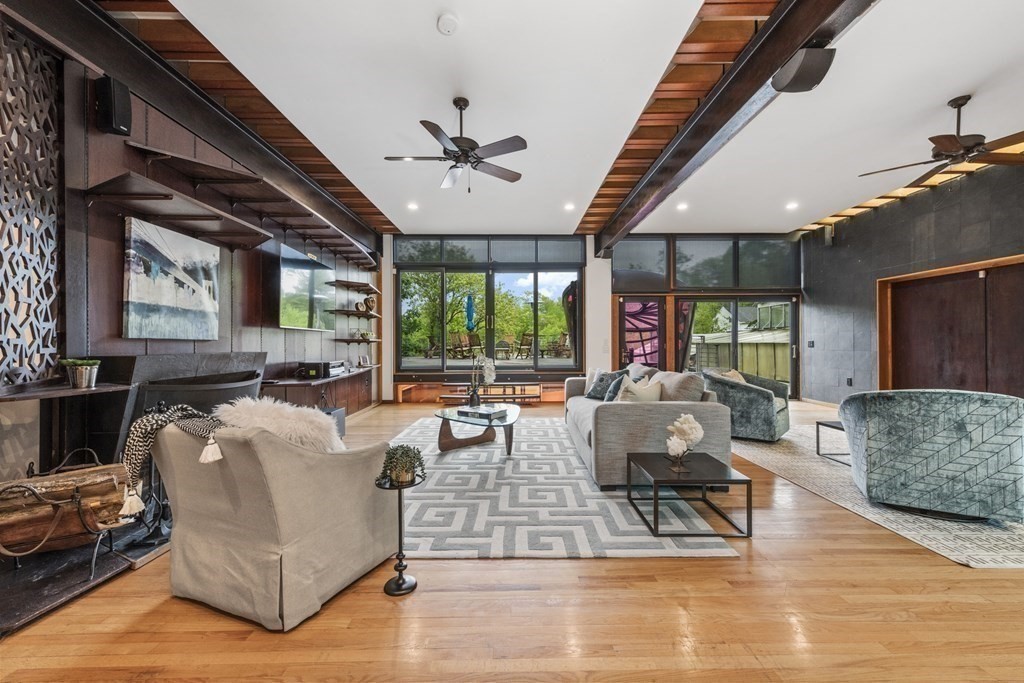 75 Kendall Road Lexington, MA 02421 - Photo 12 of 22 a living room with furniture and a large window