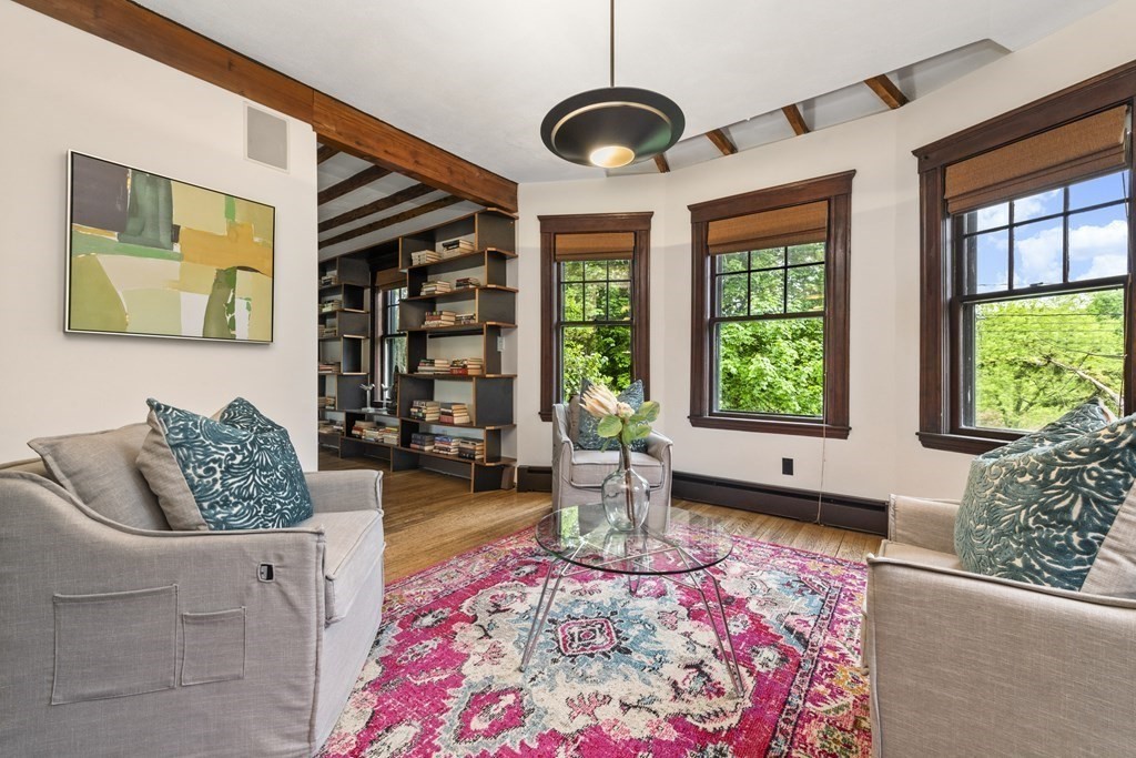 75 Kendall Road Lexington, MA 02421 - Photo 5 of 22 a living room with furniture and a large window