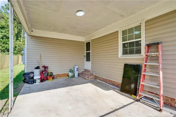 a view of a two couches in the patio