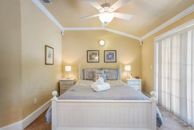 a kitchen with a sink and a mirror