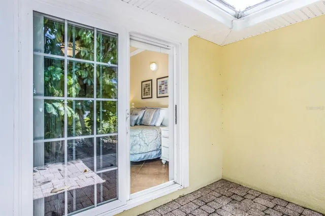 a room that has a wooden floor and a chair