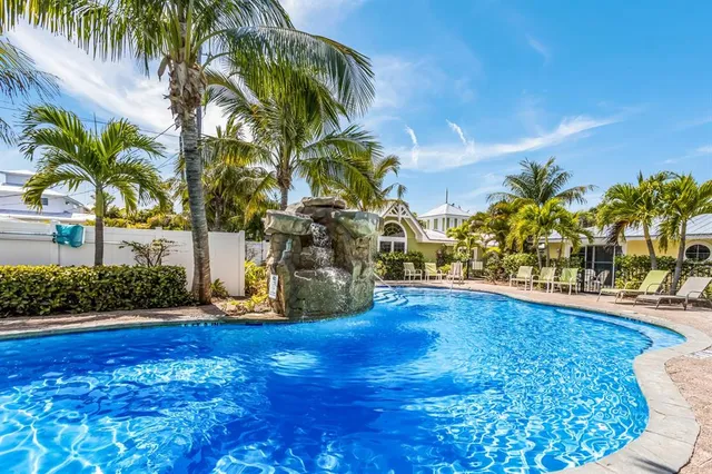 a view of outdoor space with swimming pool