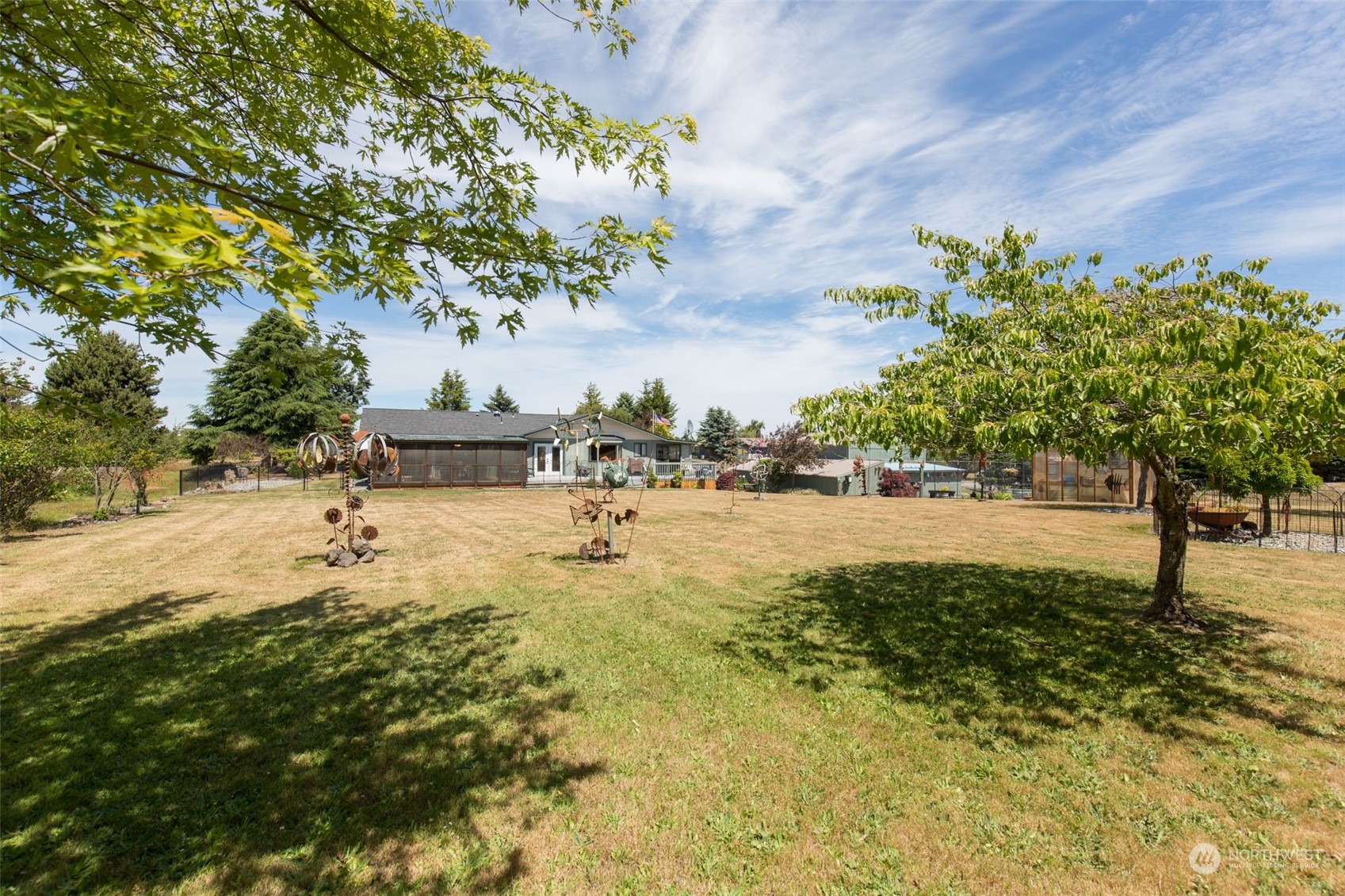 60 Klahhane Road Sequim, WA 98382 - Photo 26 of 36 a view of swimming pool with a yard