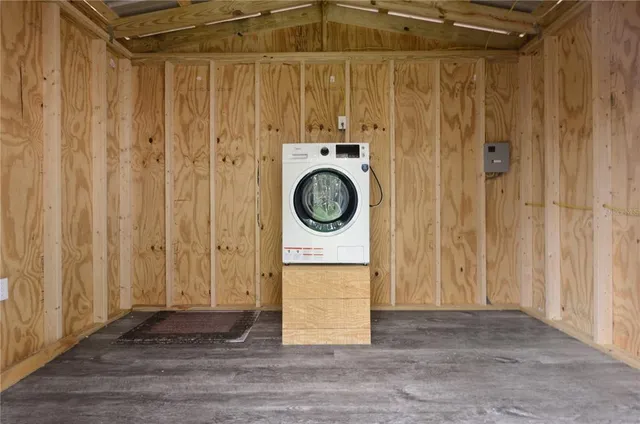 a sign that is on the side of a building