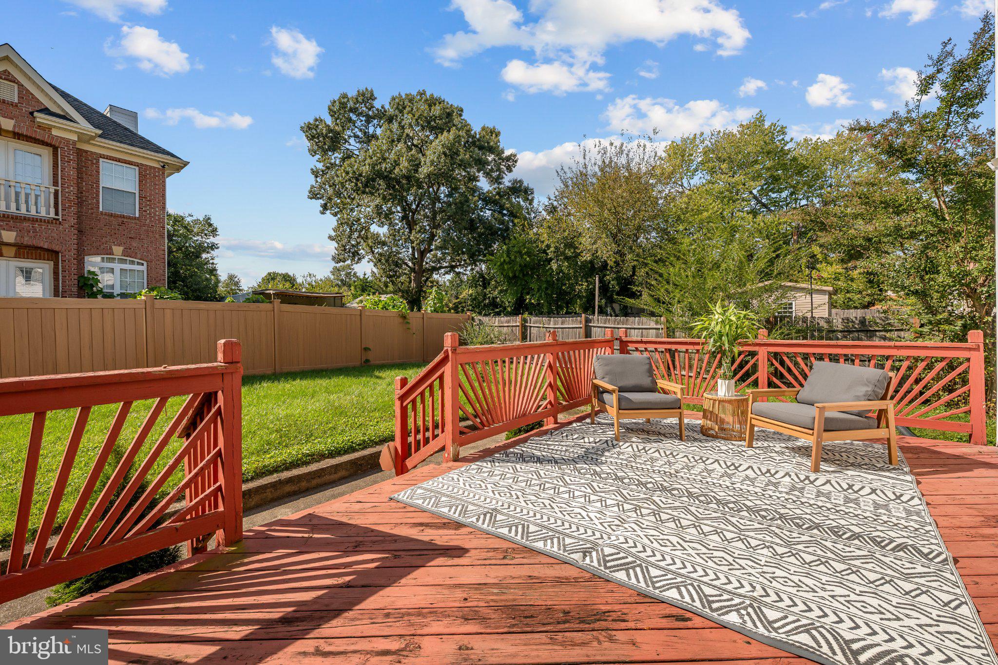 6612 Quander Road Alexandria, VA 22307 - Photo 43 of 46 Wooden Deck off Main Level