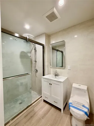 a front view of a building