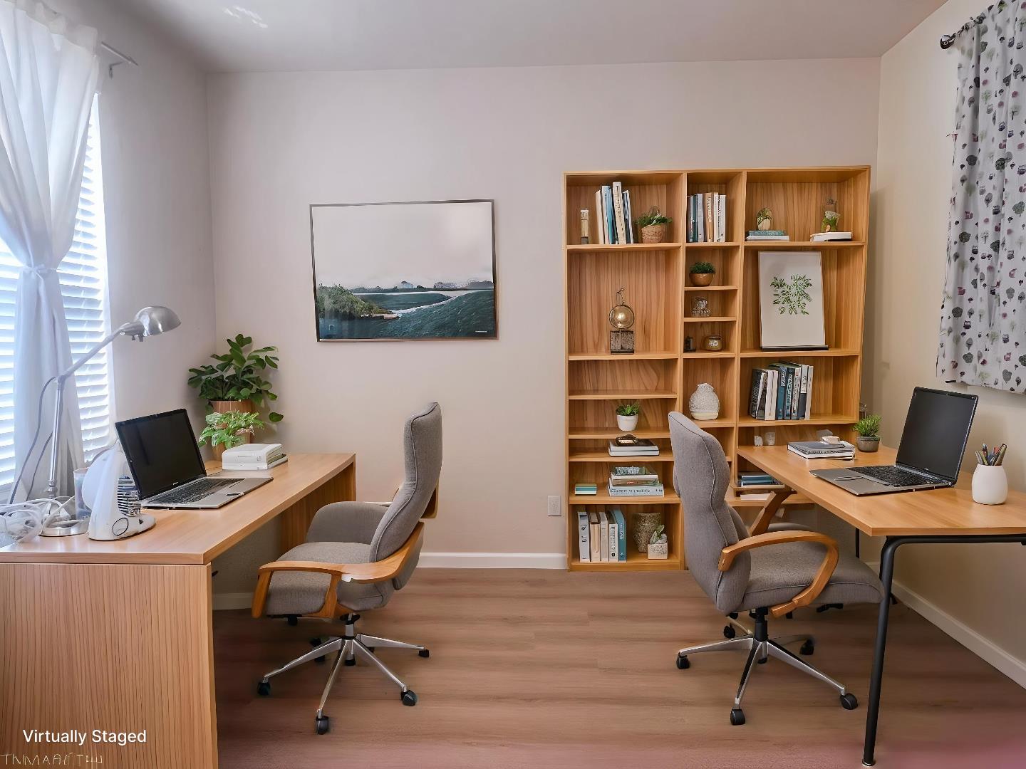 110 Whits Road Mountain View, CA 94040 - Photo 5 of 33 a view of a workspace with furniture and a window