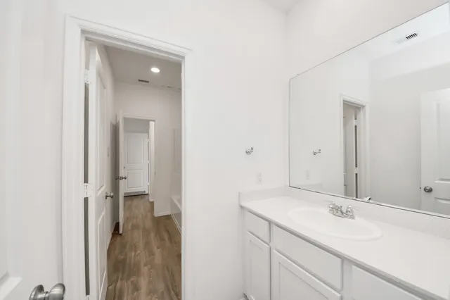 a view of small space with empty racks