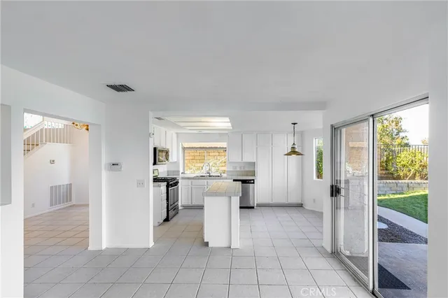 a view of an empty room