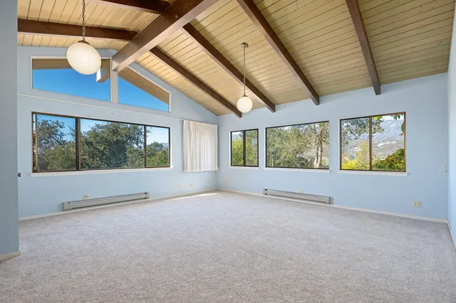 a backyard of a house