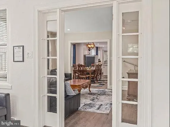 a view of a living room