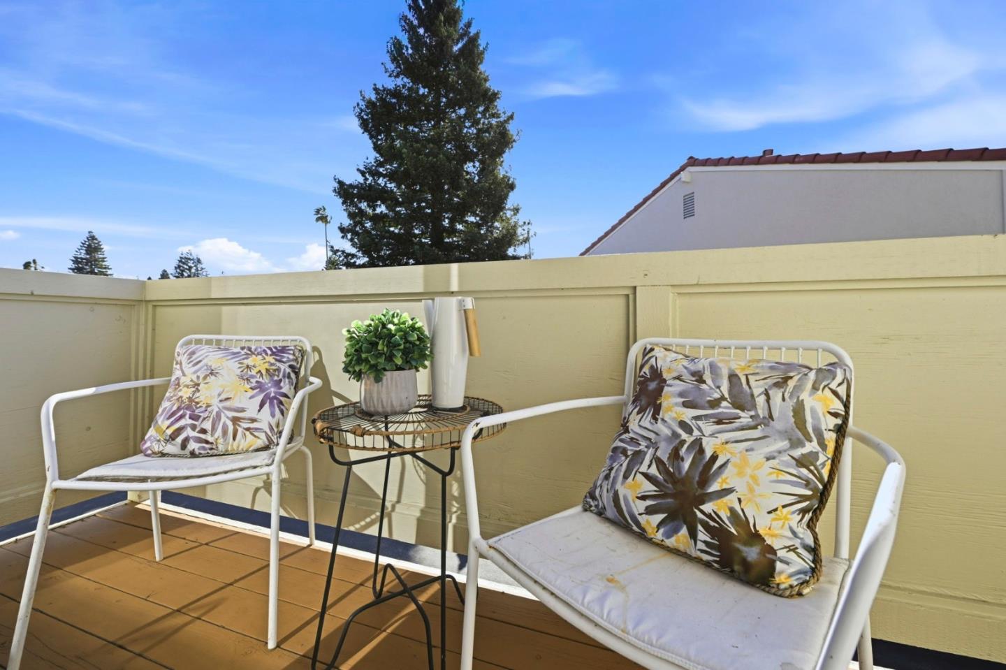 751 West Middlefield Road, Unit C Mountain View, CA 94043 - Photo 23 of 27 a view of a chairs and table on the terrace