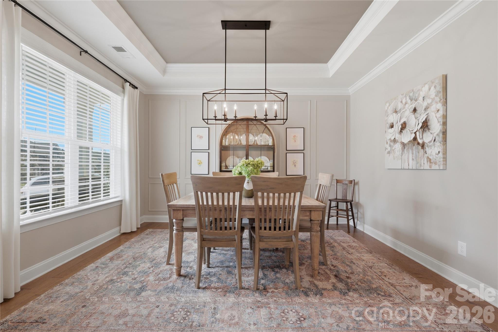 3023 Eagle Ridge Lane Indian Trail, NC 28079 - Photo 6 of 47 a view of a dining room with furniture window and outside view