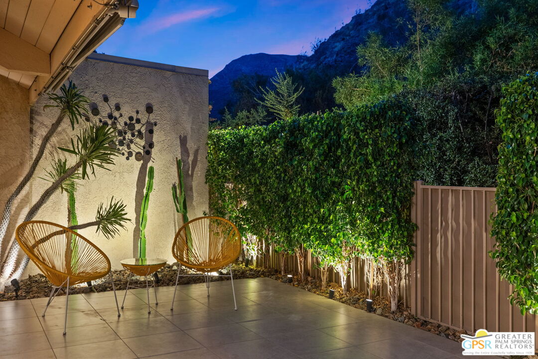 70100 Mirage Cove Drive, Unit 10 Rancho Mirage, CA 92270 - Photo 13 of 68 a view of swimming pool with outdoor seating and plants