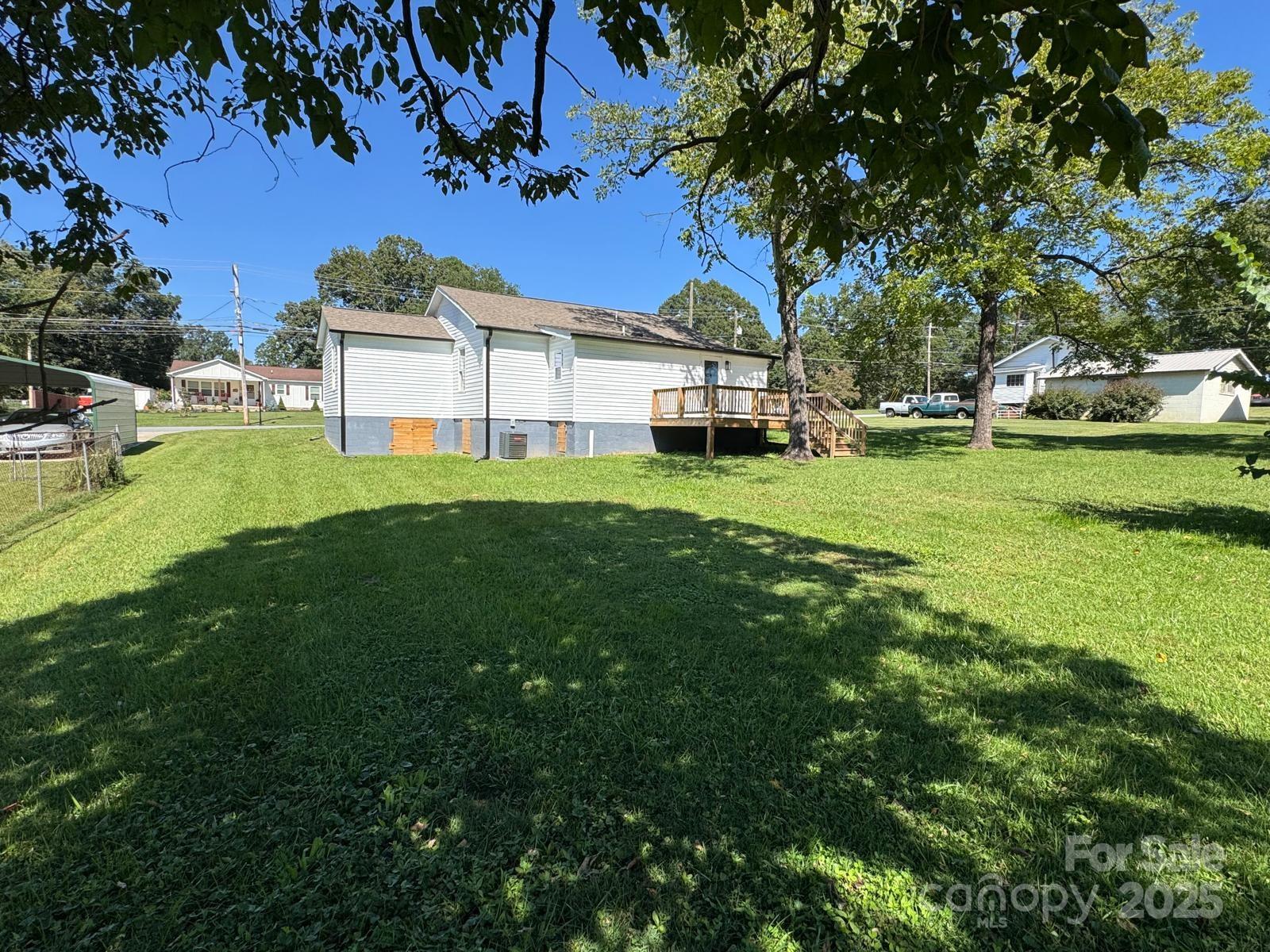 1018 Union Street Maiden, NC 28650 - Photo 35 of 46 a view of a house with a back yard