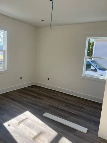 a view of wooden floor