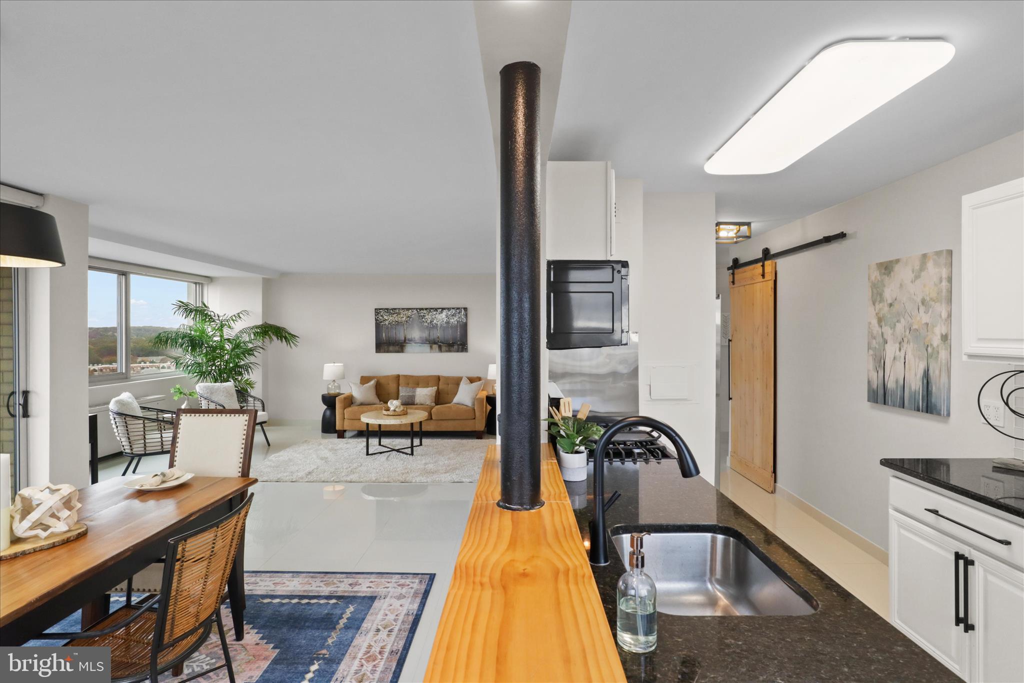 301 North Beauregard Street, Unit 1605 Alexandria, VA 22312 - Photo 11 of 42 a view of a living room and dining room