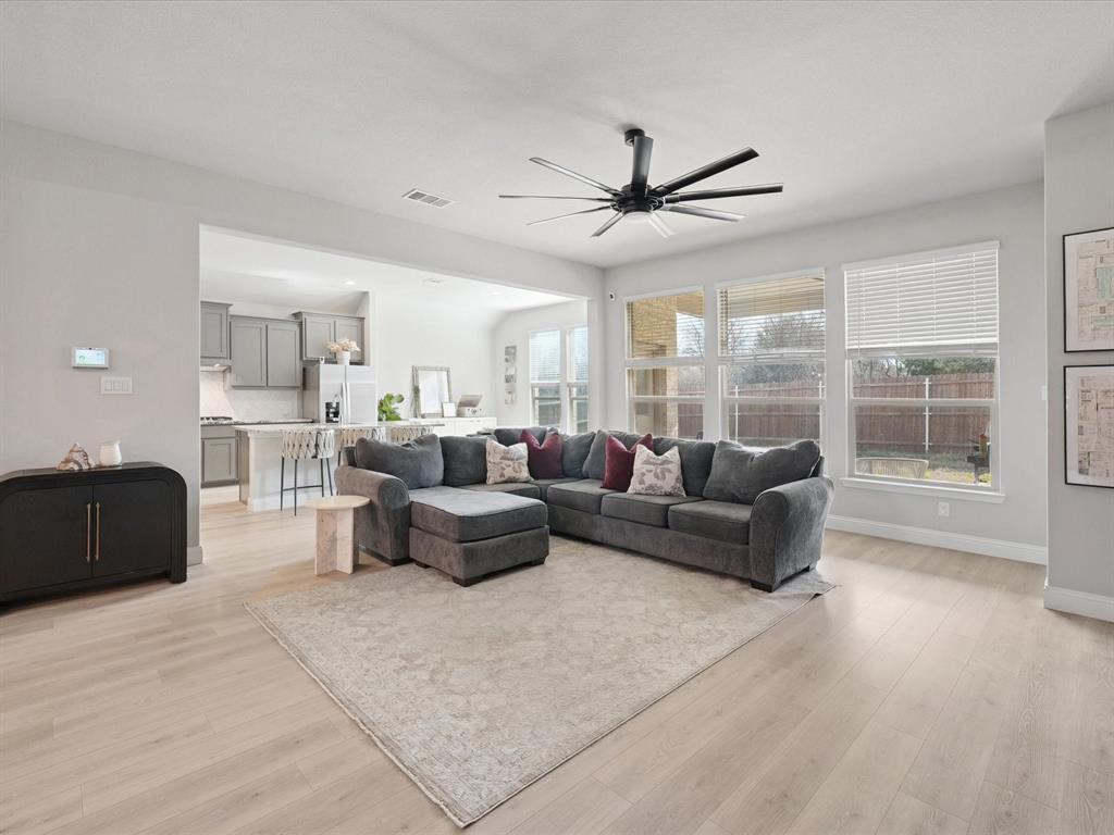3711 Walnut Rdg Drive Grand Prairie, TX 76065 - Photo 3 of 24 a living room with furniture and a large window