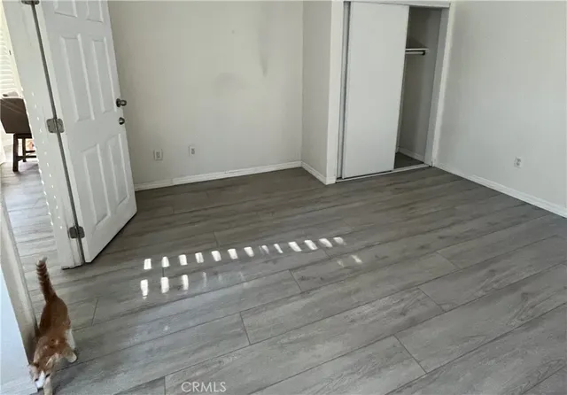 wooden floor in an empty room